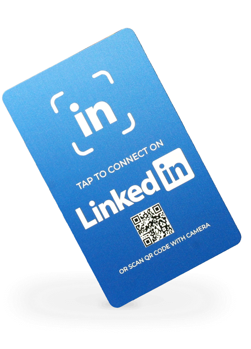 Contactless NFC LinkedIn Card