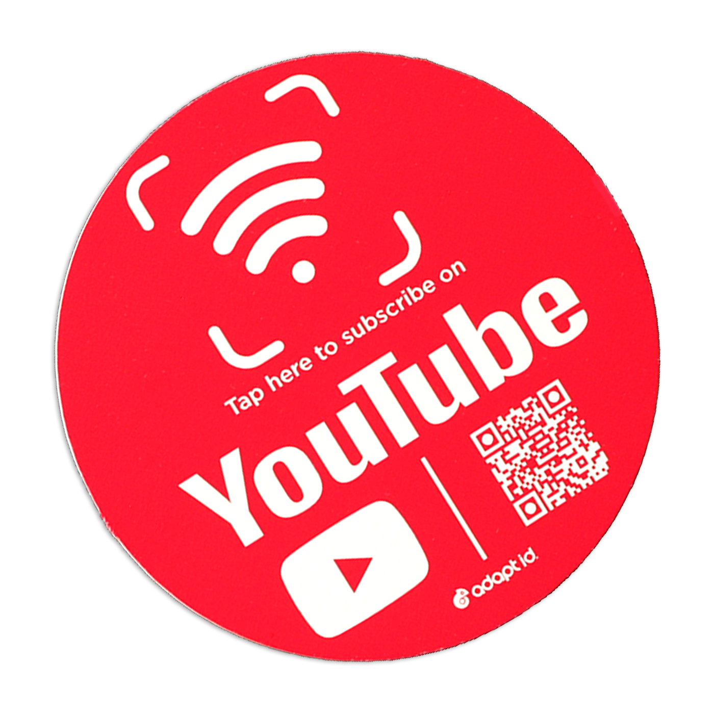 Contactless Youtube Social Media Placemat